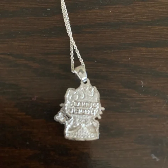 Sanrio Hello Kitty Pink and Silver Necklace 925